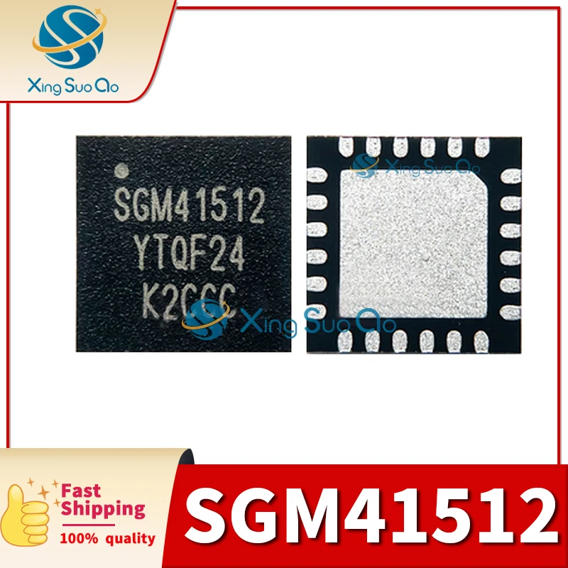 

10pcs/Lot 100% NEW SGM41510YTQF24G SGM41510 SGM41511 SGM41512 Charger IC For Smart Phone Charging Chip TQFN-24 USB Control IC
