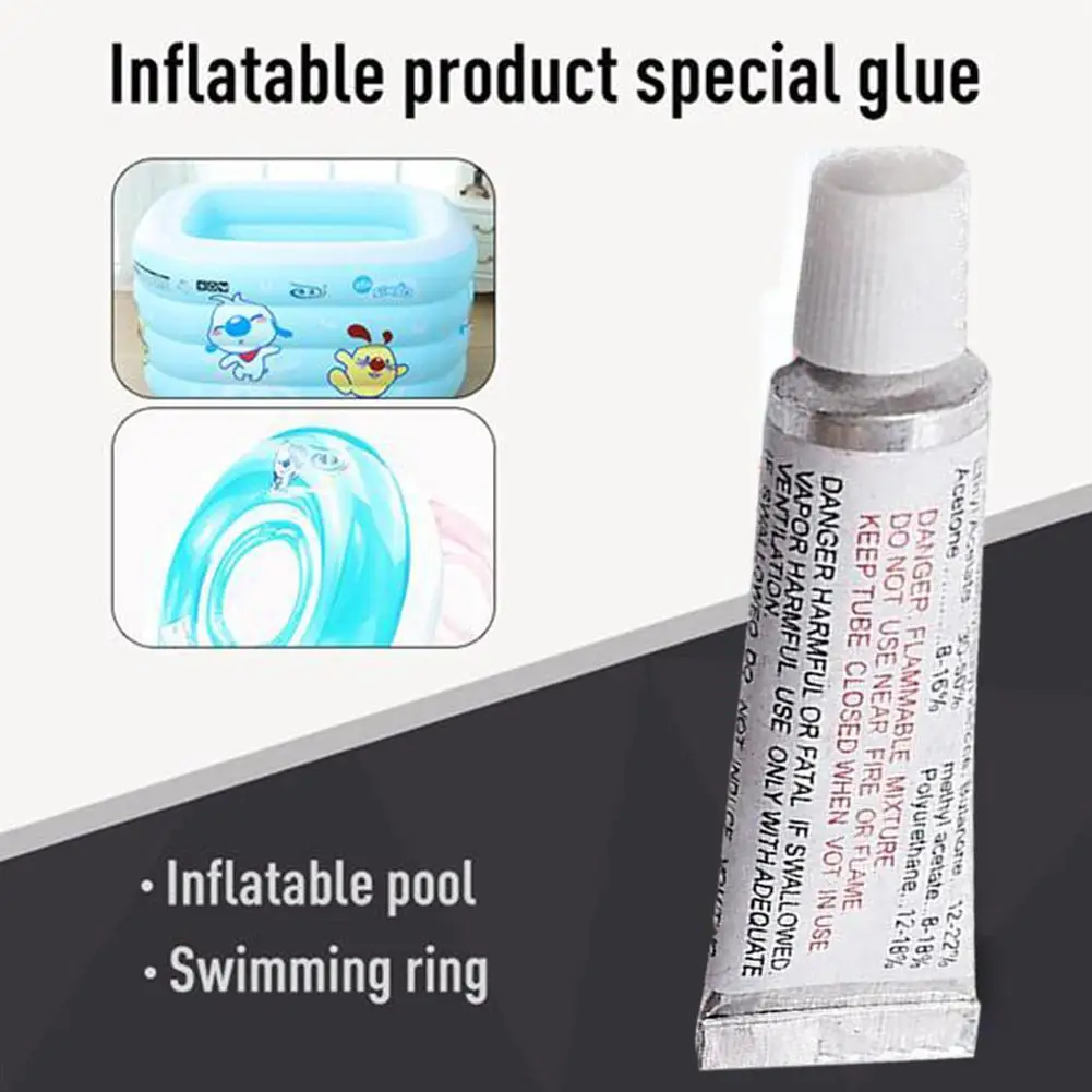 Repair PVC Adhesive Vinyl Glue Repair Kit For Inflatables Waterbed Air Mattress Patch Adhesive Inflatable Boat Swim Pool T6H9