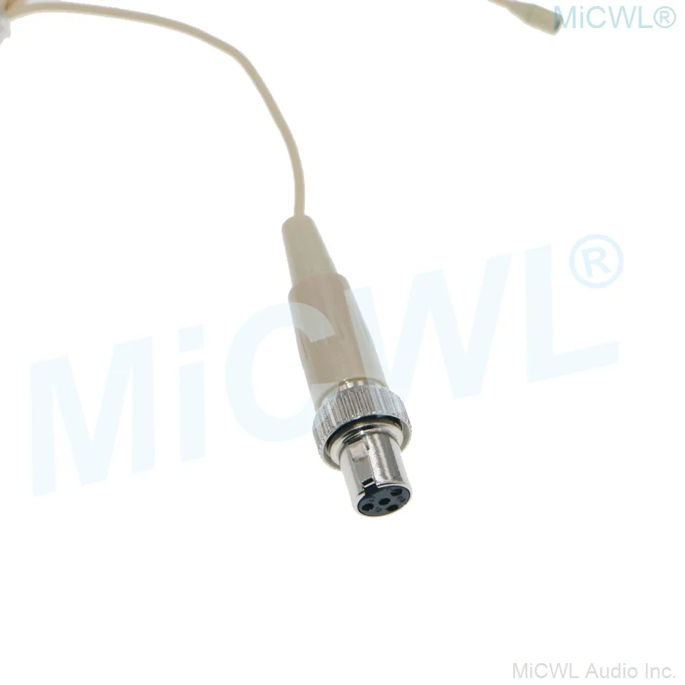 Microfono da bavero molto Mini Clip Lavalier per sistema Microfone wireless MiPro Nero Beige 2 colori - immagine 3