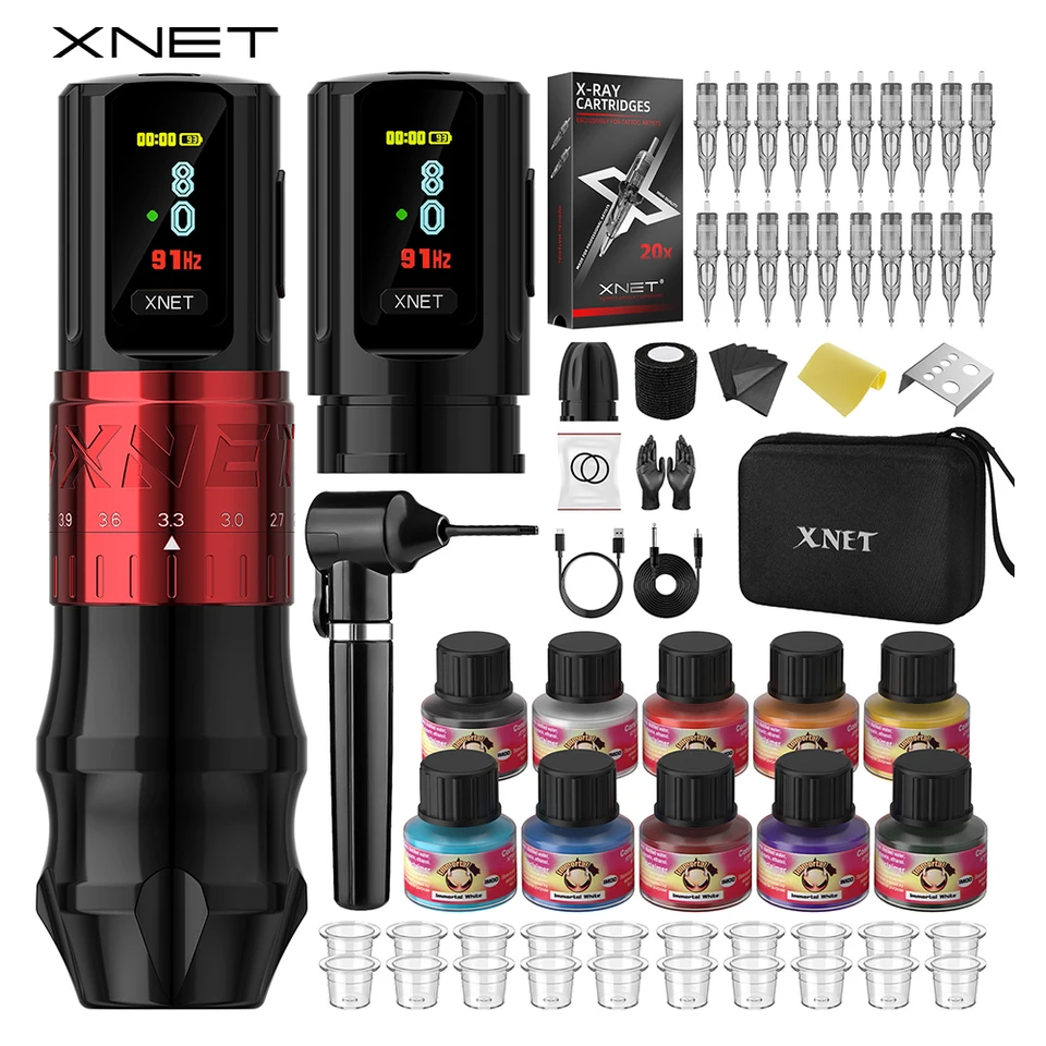 XNET Wireless　tattoo machine set S7446b1488aca41bbb2540e301af0b