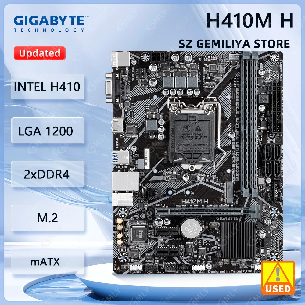 Gigabyte H410m Gigabyte H470 GIGABYTE™ Intel H410M S2H