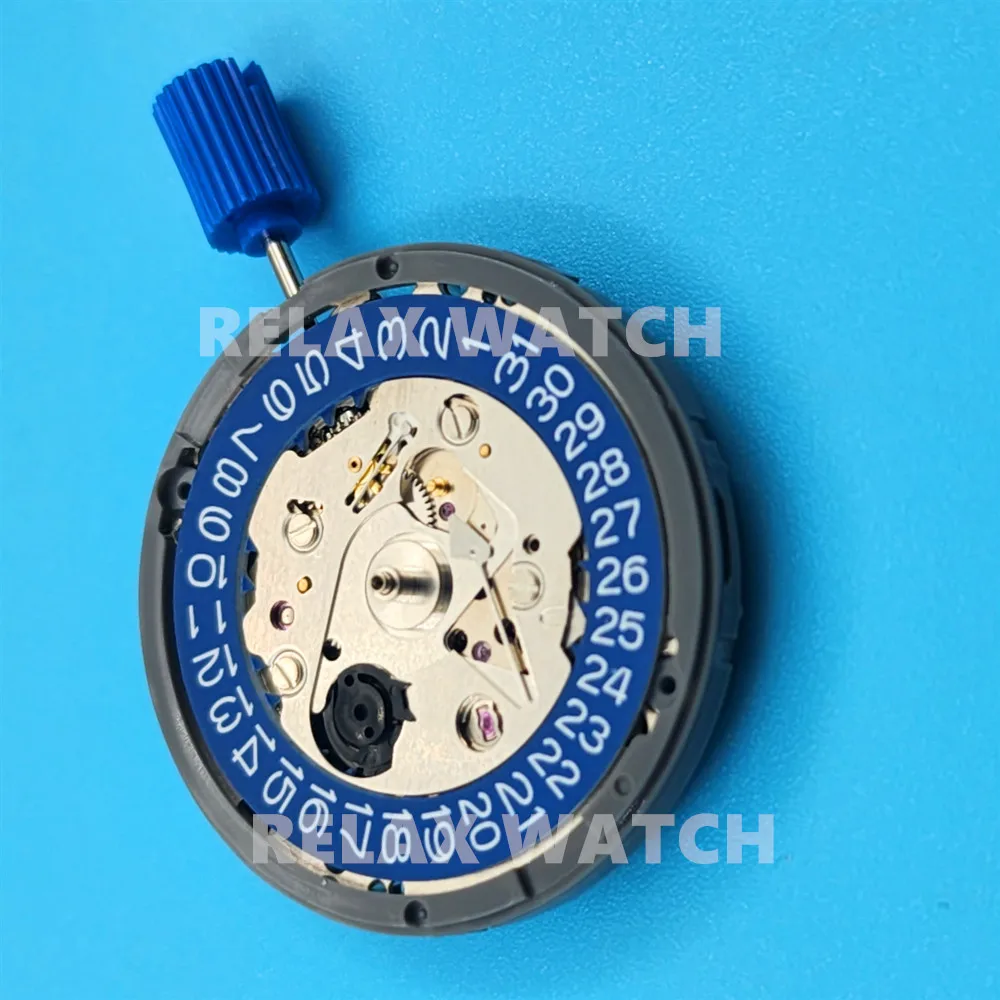 

Japan Seiko NH35A High Grade Mechanical Movement NH35 Blue Calendar Wheel 24 Jewelry Self-Winding High Precision