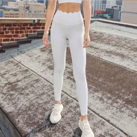 White floral waist trousers