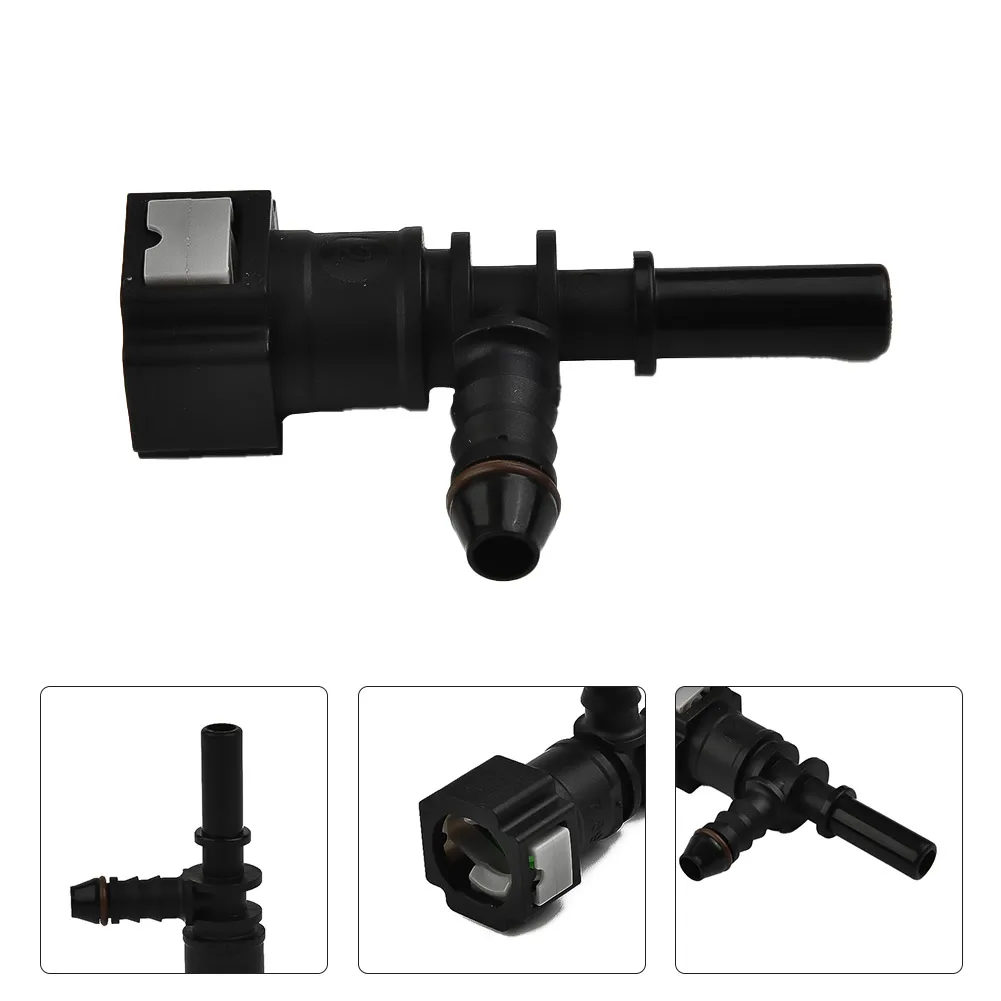 Fuel Line Coupler Car Fuel Line Hose Quick Release Connector 7.89 ID6 Female Bundy Tee Fitting Fuel Line Hose Coupler Carburetor Part