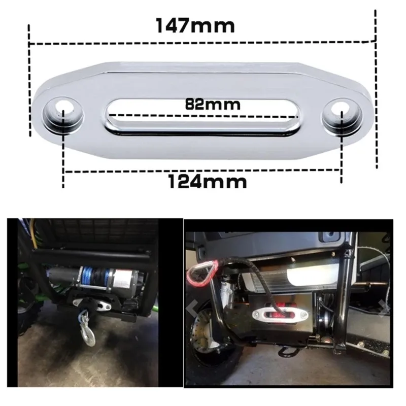 Akozon Chaumard Hawse 4000lbs Hawse Fairlead Treuil de 2500 à 4000 lb