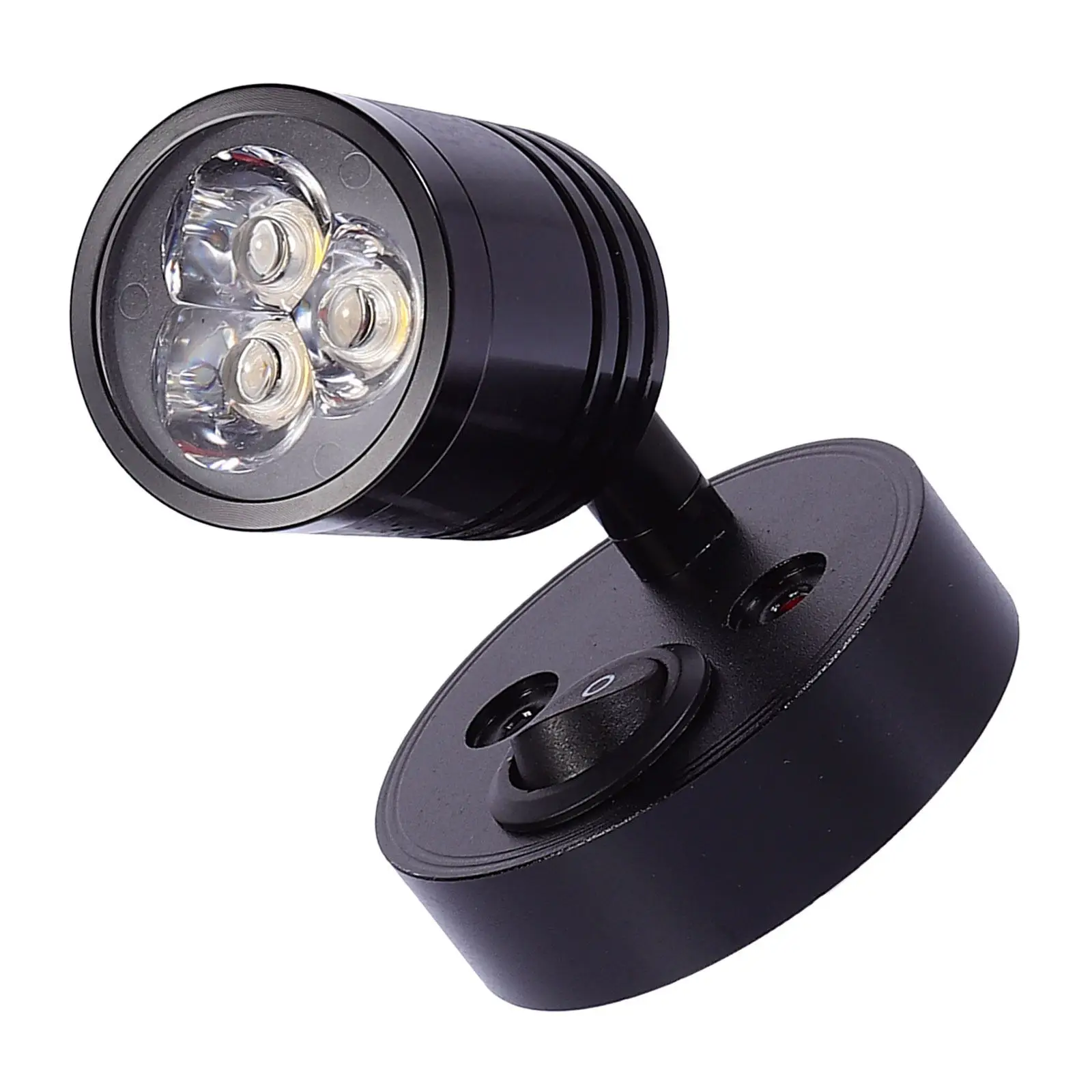 독서등 LED 보트 실내등 해양 램프 RV DC 12V 천장등 블랙