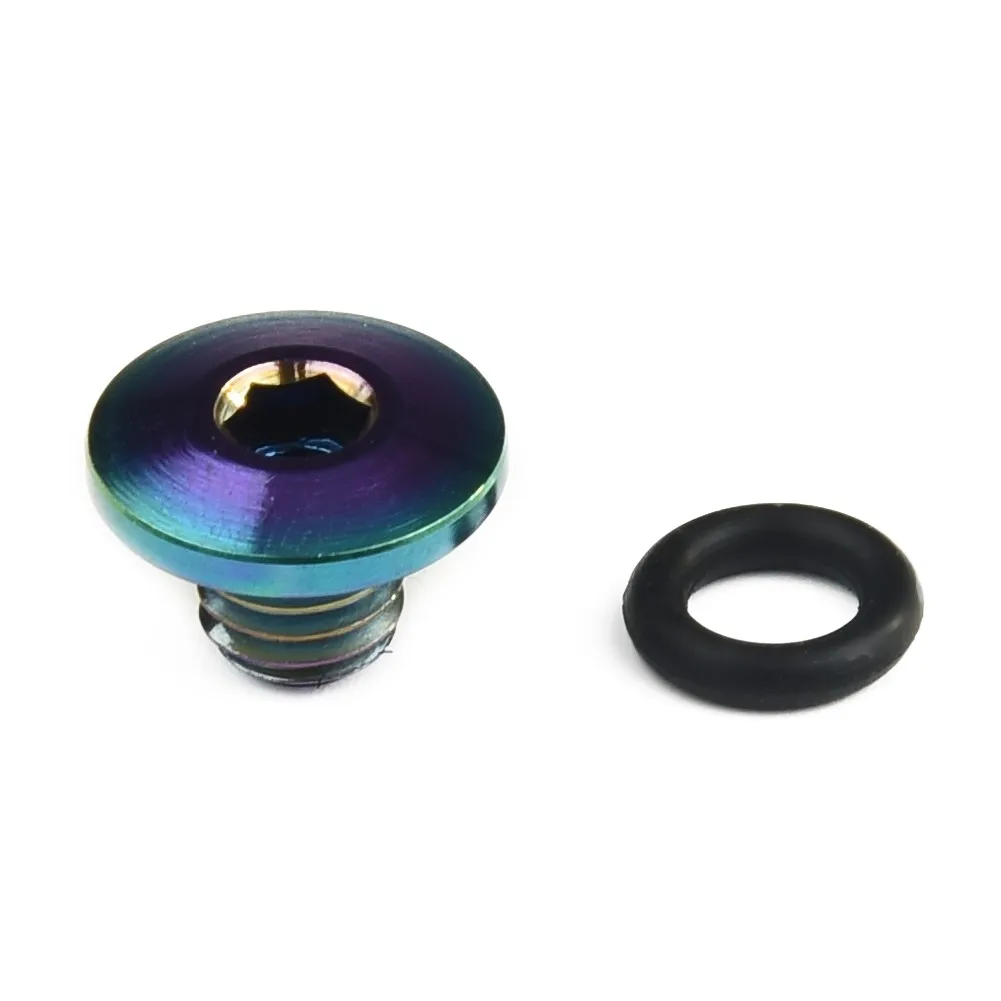 

Bike O-Ring Screw Bleed Colorful For-Shimano XT SLX Zee Deore LX M5 Steel Titanium 8.85mm/10mm Bicycle New Hot