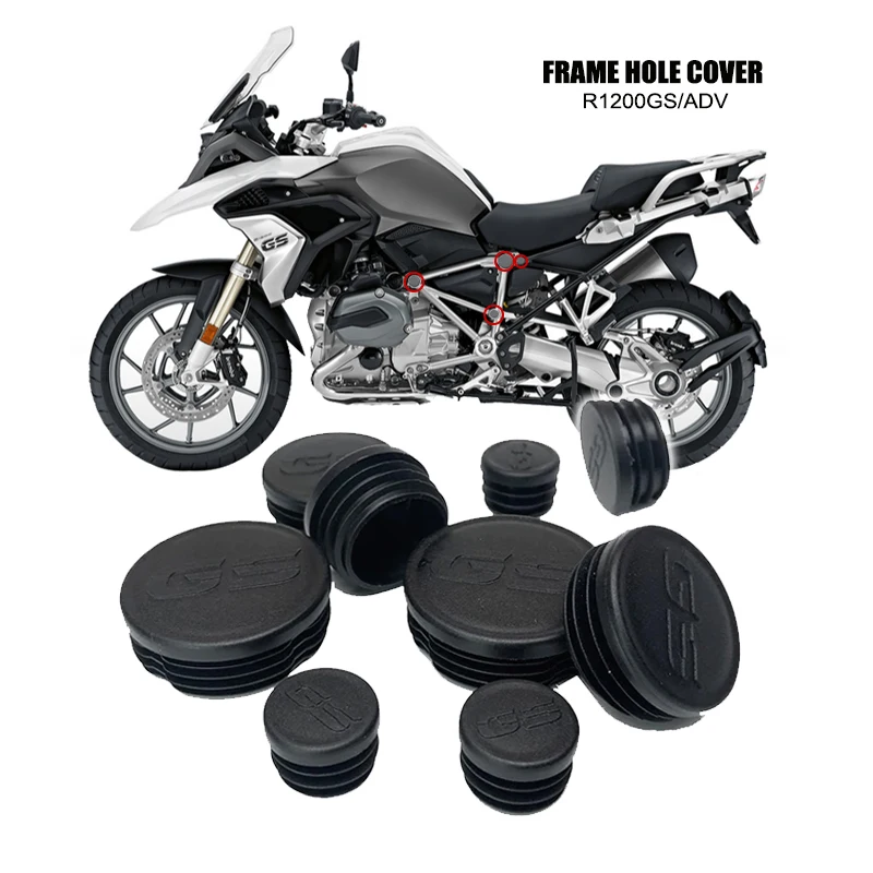 

9PCS Frame Hole Cover Caps Plug Decor Frame Cap Set Fit For BMW R1200GS R 1200 GS LC Adventure ADV R1200GSA 2017 2018 2019