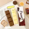 Multi Layer Tearable Eraser Chocolate Cookies Rubber Eraser for Pencils Creative Stationery Office School Student Supplies F642 4