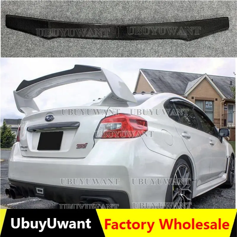 Fit For 2015 2016 2017 2018 2019 2020 2021 Subaru Wrx Sti 4th Gurney Flap Rear Sti Trunk Lip