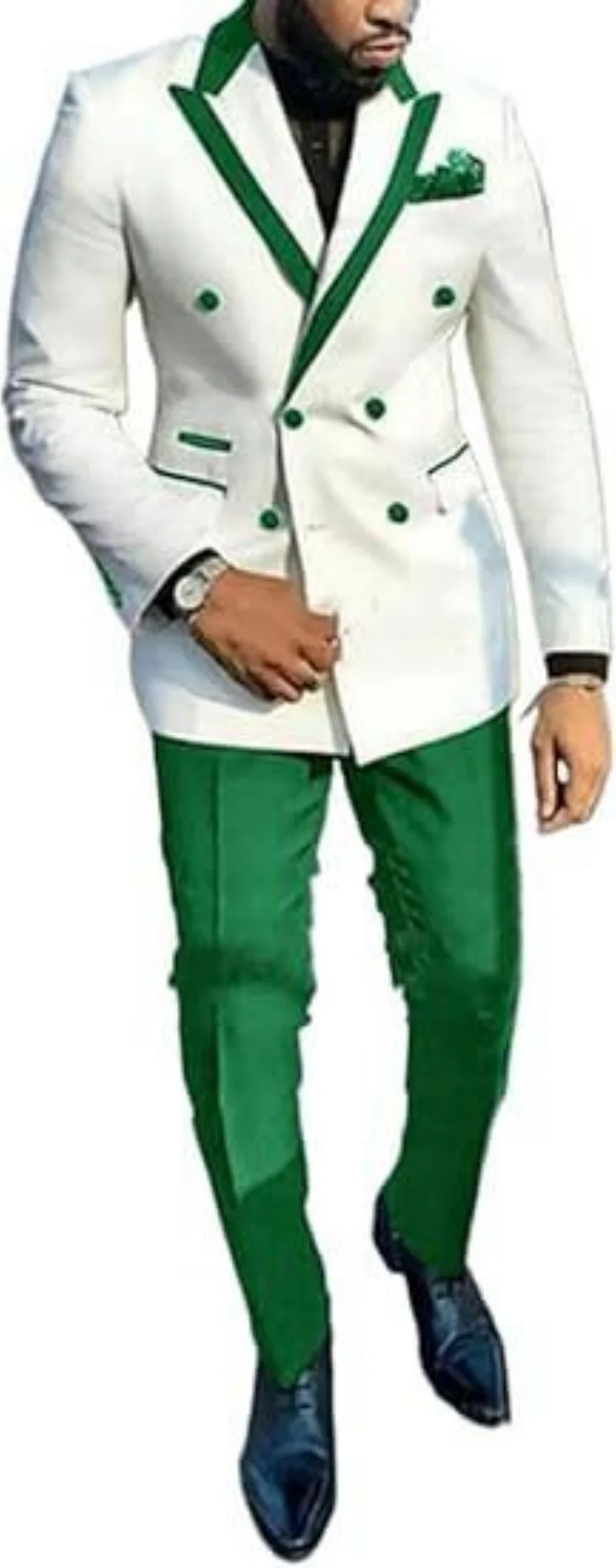 Elegant Fashion Men's Suits 2 Pieces Blazer Pants Peak Lapel Suits for Men for Wedding Business Full Man Terno Comfy Men's Suit