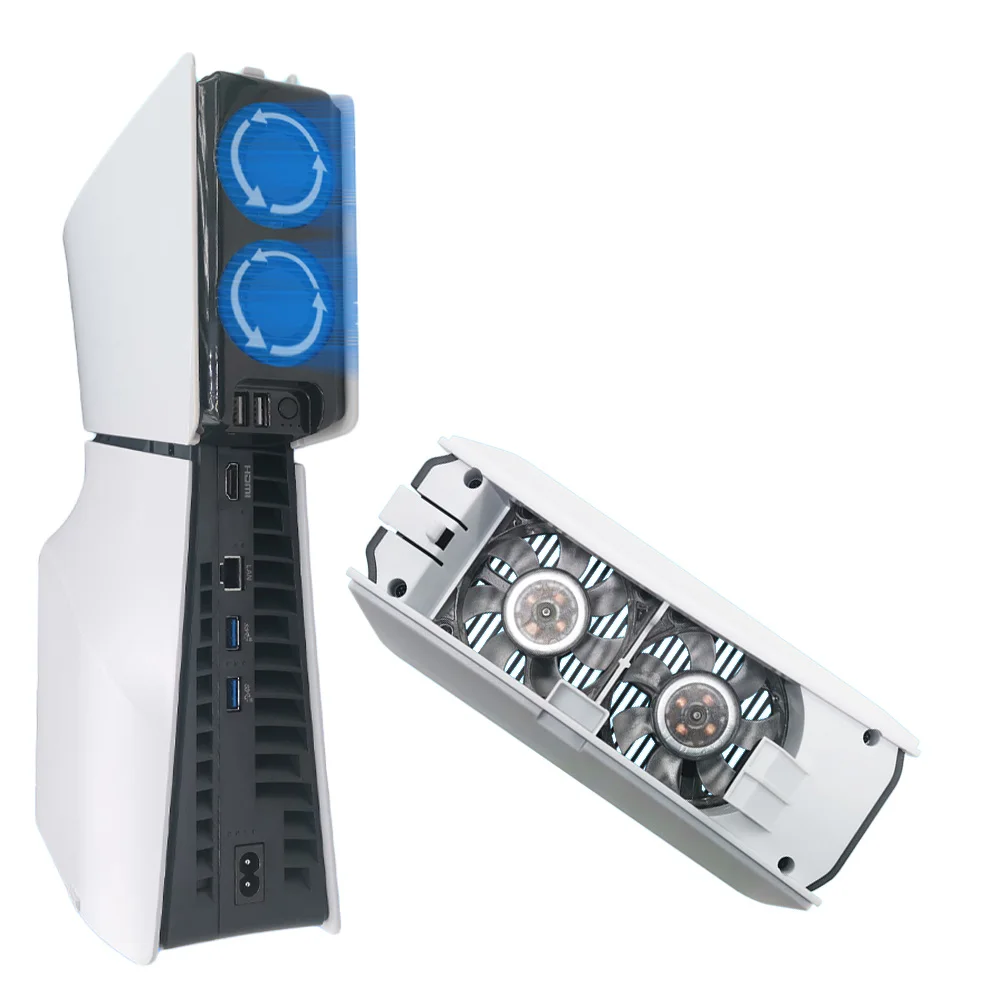 

For PS5 Slim Cooling Fan and 2 Fans Efficient Cooling System