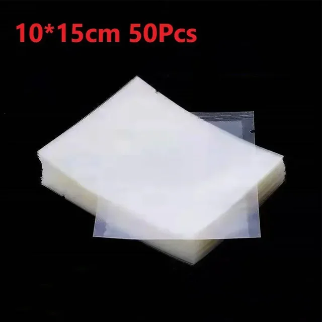 Sacs sous vide réutilisables pour scelleuse sous vide alimentaire, 50 pièces, sacs de congélation, viande fraîche, fruits, légumes, sac de rangement pour conserver les aliments 5
