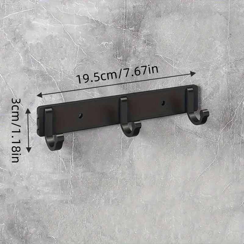 Suitable for bathroom, living room, kitchen, modern wall rod storage hooks, kitchenware storage racks, kitchen accessories 6