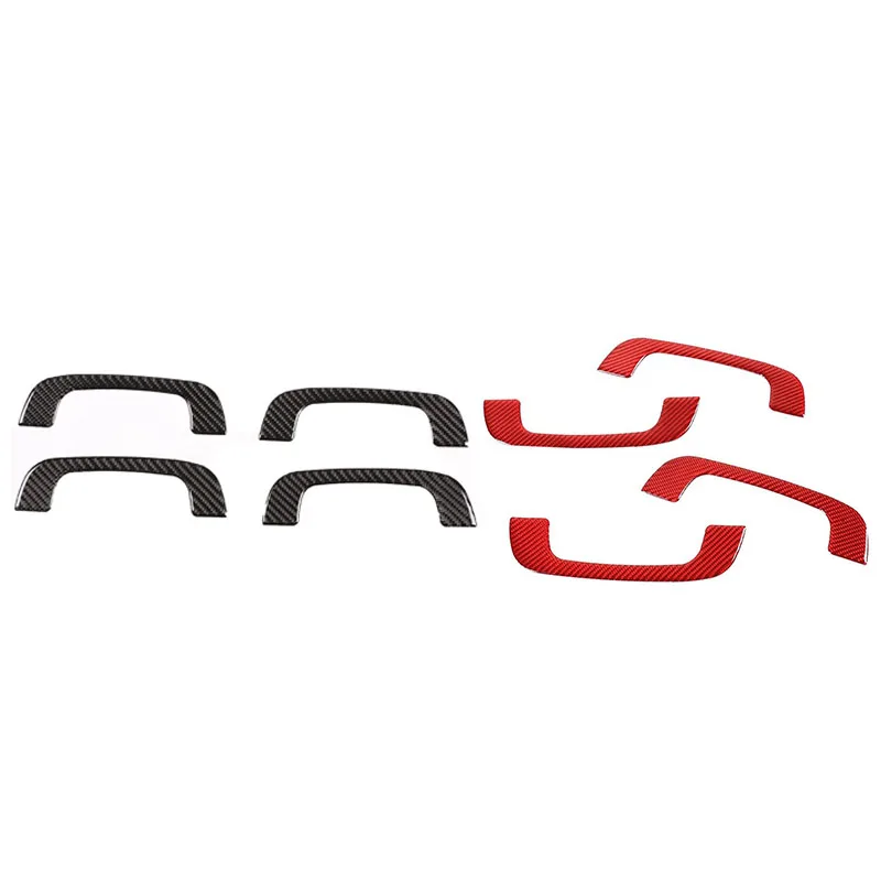 

Для 11 Honda Civic 2022, автомобильная наклейка из настоящего углеродного волокна на крышу ручки, отделка, аксессуары