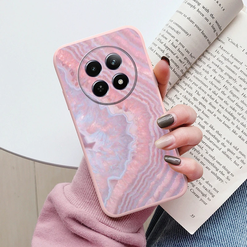 Luxury Marble Art Soft TPU Protective Back Cover - Shockproof Fashion Case