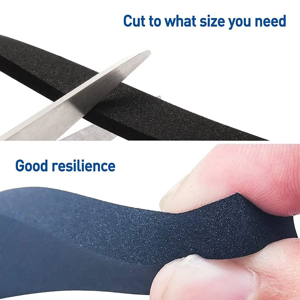 2M/Roll Foam Door Window Seal Strip Gasket Sponge Self-Adhesive Soundproof Windproof Dustproof Draught Excluder Insulation Tape door seal strip sealing strip tape window seal strip sealing tape sealing strip