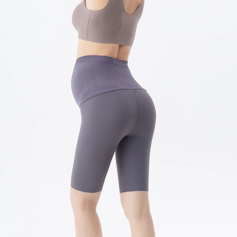 Plus Size M L XL XXL Maternity Pants Sports Hip Yoga Safety Pants Hip Fitness Running Shorts for Pregnant Women Leggings Clothes