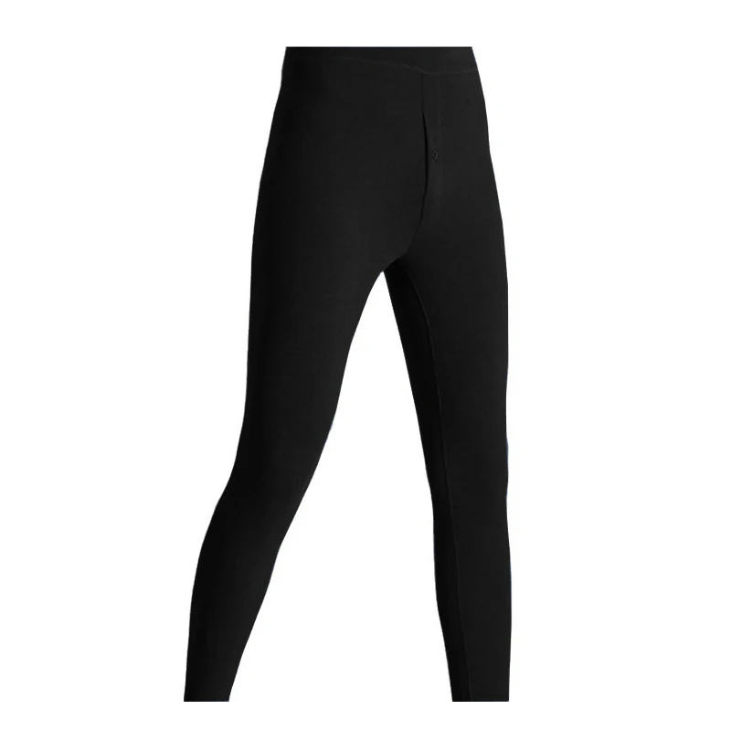 2pcs Men Thermal Bottoms Underwear Winter Legging Pants thermal underwear sets