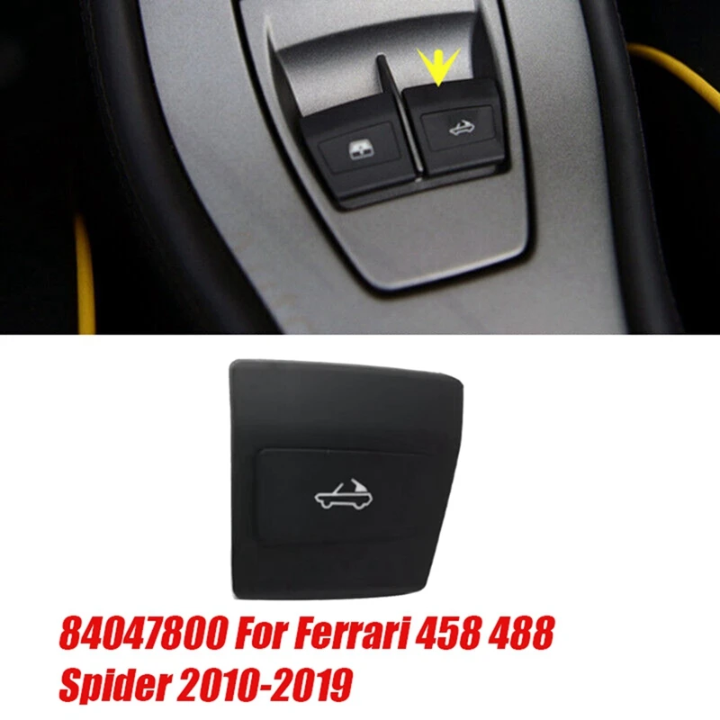 

Правая Боковая кнопка переключения питания 84047800 для Ferrari 458 488 Spider 2010-2019, оконная кнопка и базовый комплект деталей