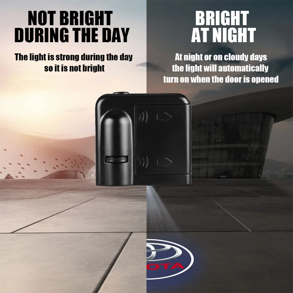 مصباح لاسلكي عالي الدقة ، جهاز عرض باب السيارة ، م...