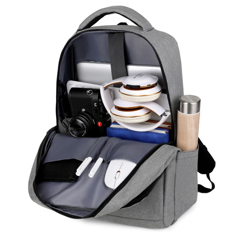 New Fashion Backpack Oxford Cloth Waterproof Multifunctional Handbag Large Capacity Laptop Bag 15'6 Unisex With USB Travel Bag