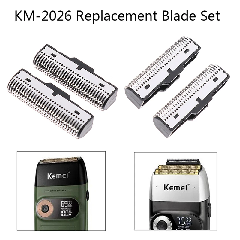 Kemei Electric Shaver Reciprocating shaver replacement head for men electric razor , suitable for KM1102, KM2026,KM2028 shaver