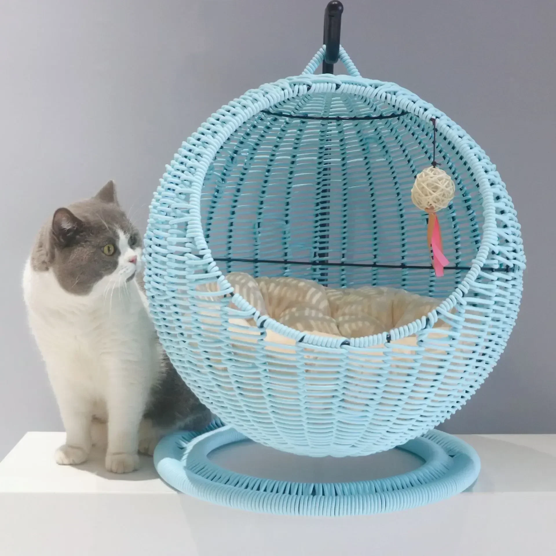 Semi-Enclosed Cat Basket Bed 5 Semi-Enclosed Cat Basket Bed 5