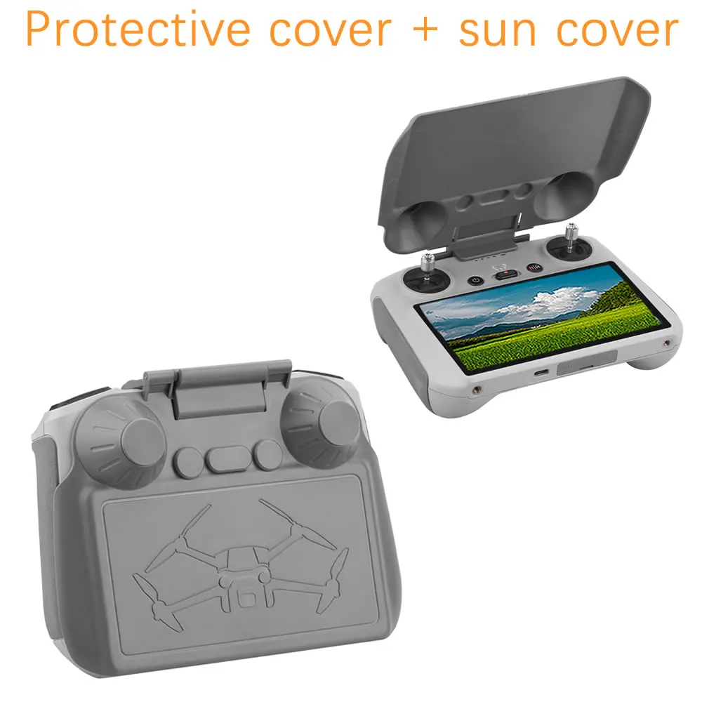 Remote Controller Sun Hood and Remote Cover Multifunctional Two-in-one For DJI RC For DJI MINI 3 PRO Foldable Controller Hood