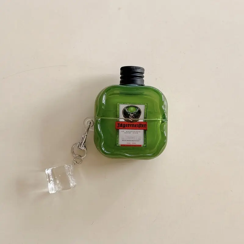 ตัวเลือกสินค้า เคสหูฟังบลูทูธ 3 มิติ รูปขวดไวน์ สำหรับ AirPods Pro