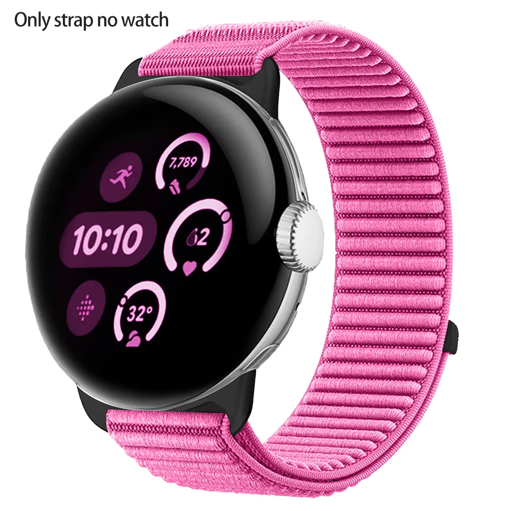 Nylon Loop Sport Strap - Comfortable Braided Bracelet for Smartwatch