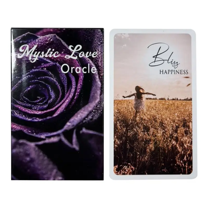 

1 Box Mystic Love Oracle Beginner Oracle Fortune Telling Game Divination Tools Tarot Cards With Meanings For Experts Tarot