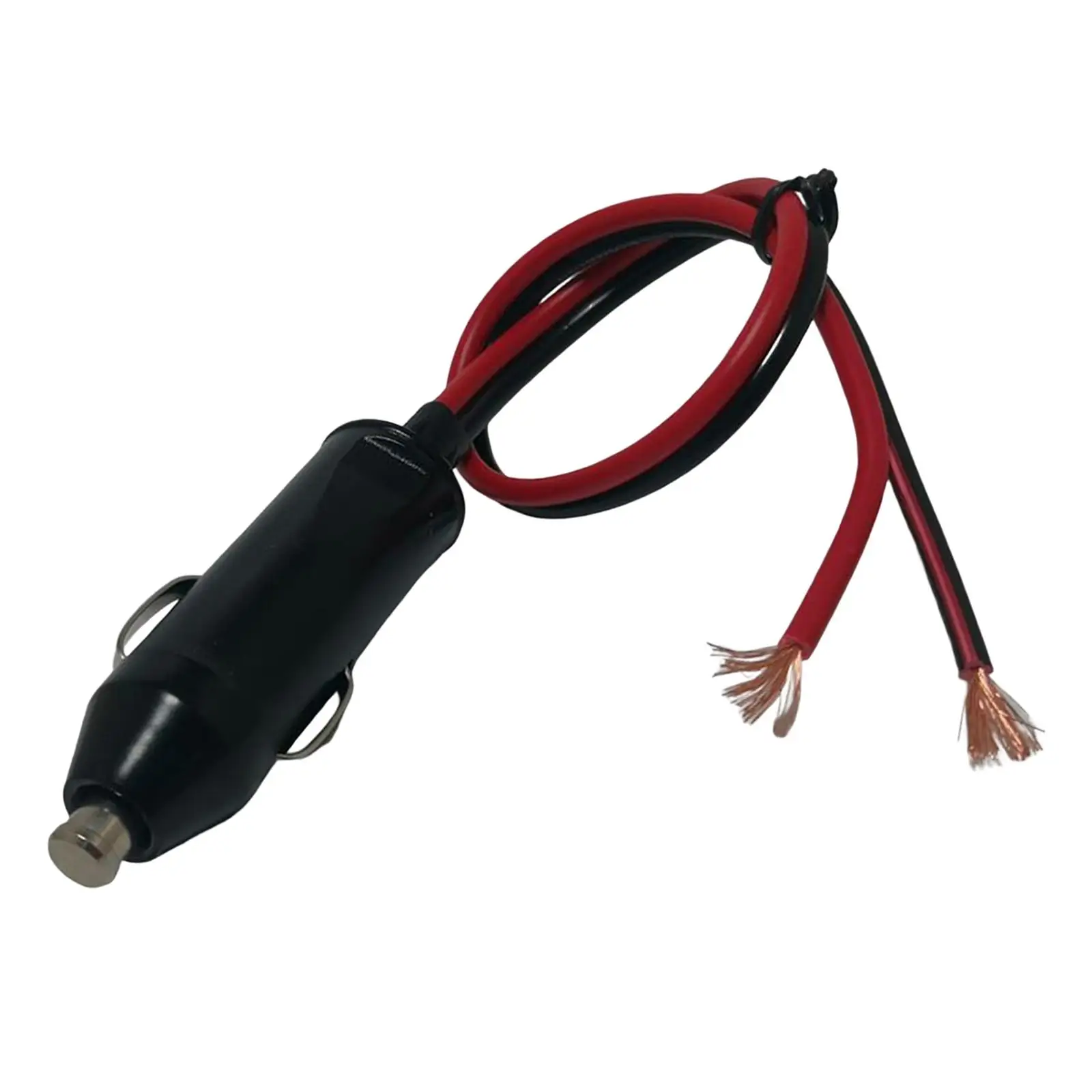 2-4pack Cigarette Lighter Male Plug with Leads with 10cm Extension Cable Cars