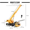 BGTOY 4WD RC Car With LED Light 2.4G Alloy Remote Control Crane Control Robotic Arm Simulation Engineering Truck Boys Kids Gifts 3