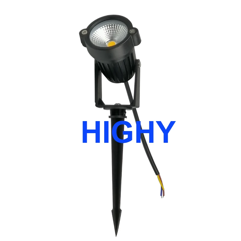 5W LED Landscape Lights 220V Waterproof Garden Pathway Lights Outdoor Spotlights with Spike 4/10pcs