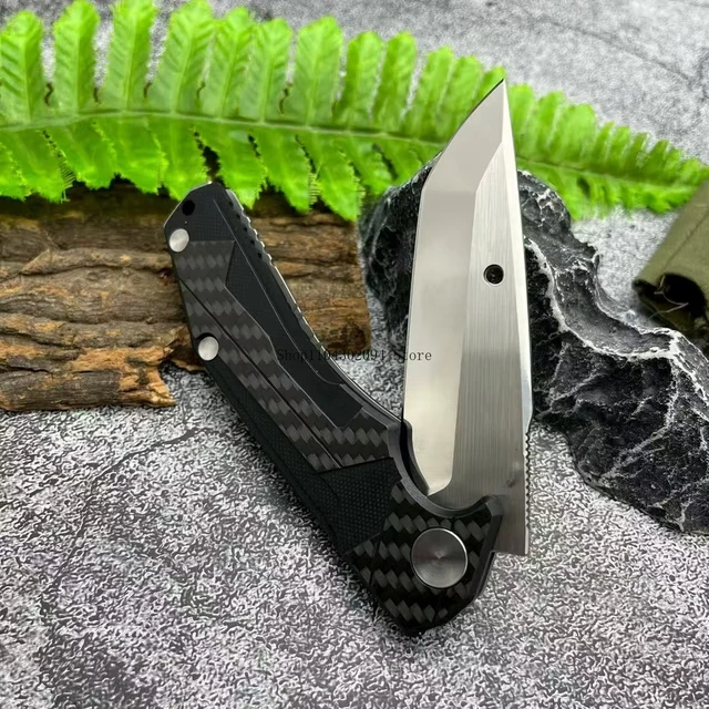 High-hardness Outdoor Wilderness Adventure Survival Pocket Folding Knife Jungle Hunting Combat Utility Knife Self Defense Tools 2