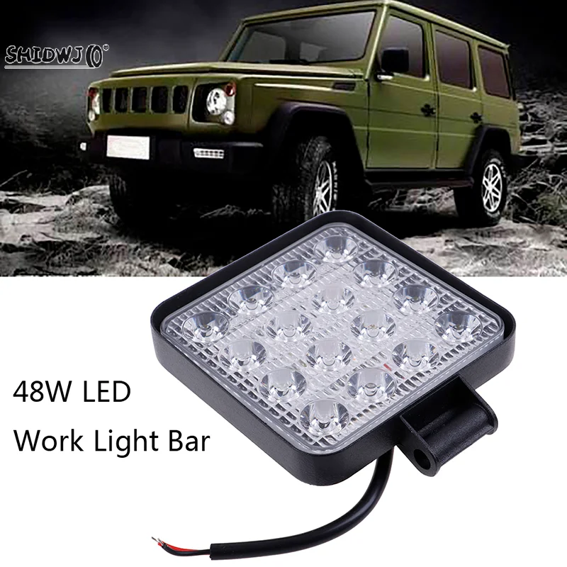 Led Light Bar 4inch 48W Led Bar Led Car Light For Led Bar Offroad SUV ATV Tractor Boat Trucks Excavator 12V 24V Work Light - 3