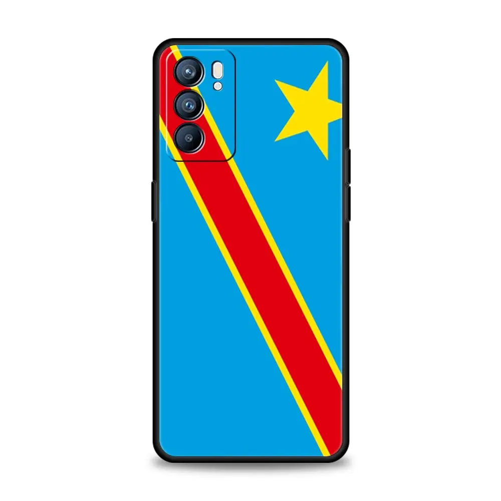 Congo Flag Design Phone Case Cover
