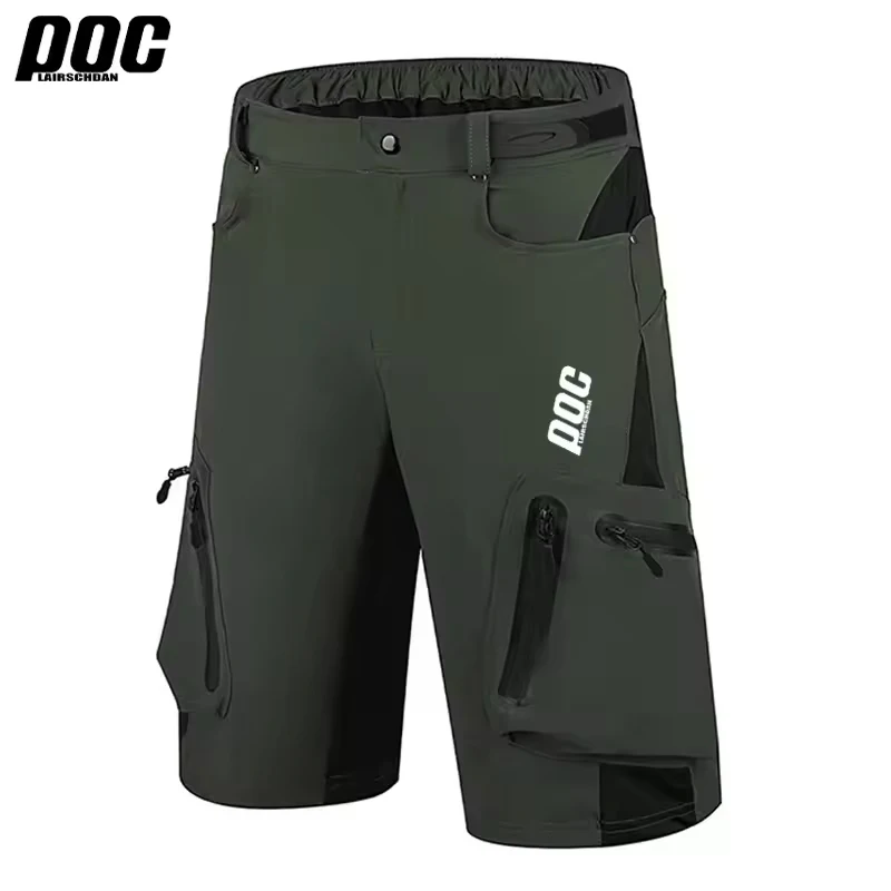 LairschDan Poc Multi-colored Durable Cycling Shorts Men MTB Mountain Bike Shorts for Extreme Downhill Sports Bicycle Short Pants