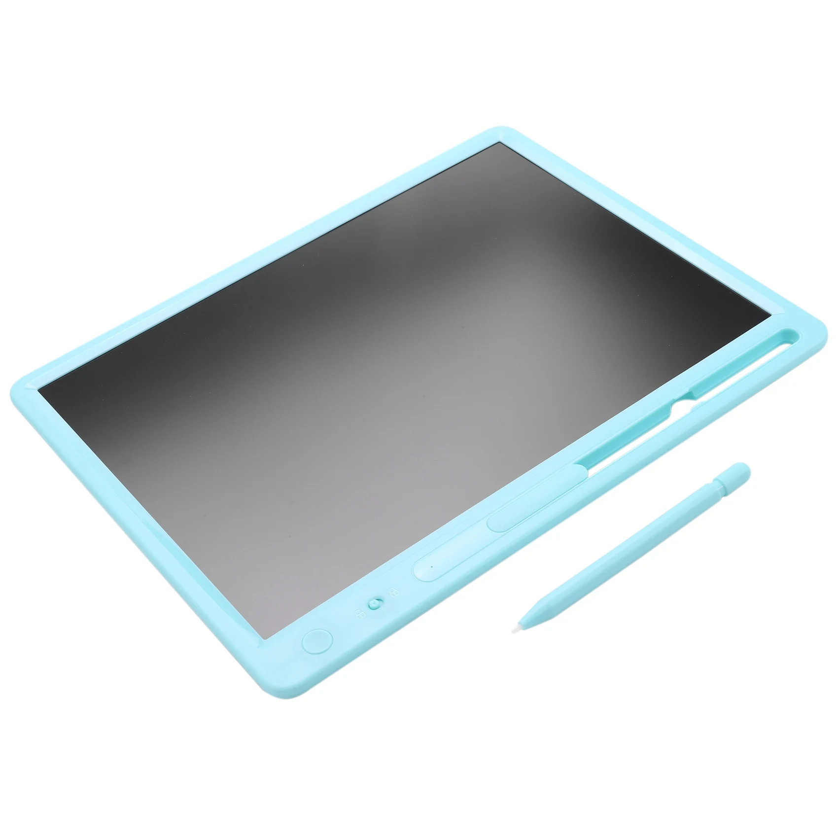 

15-дюймовый ЖК-планшет для письма, рисования и сообщений, доска для рисования, игрушки, умная бумага для взрослых, подарок на день рождения (синий)