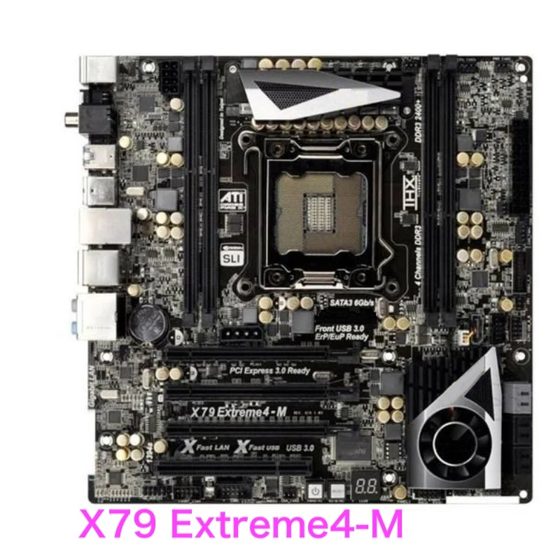 Adatto Per Scheda Madre Desktop Asrock X79 Extreme4-M X79 Lga 2011 Scheda Madre Ddr3 Testata Al 100% Ok Completamente Funzionante