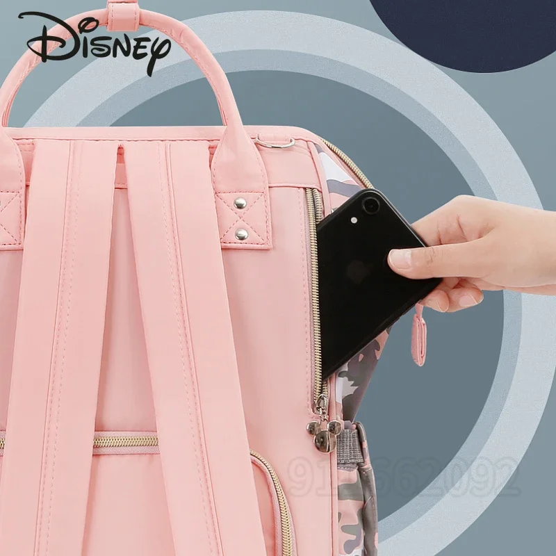 Disney Mickey Original New Diaper Bag Backpack Luxury Brand Baby Urine Bag Multifunctional Baby Bag Cartoon Fashion Backpack