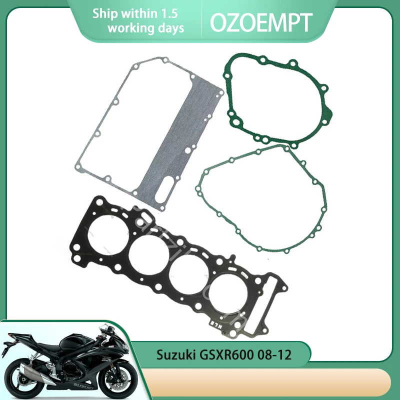 

Ремонтная прокладка для цилиндра двигателя OZOEMPT, подходит для Suzuki GSXR600 08-12