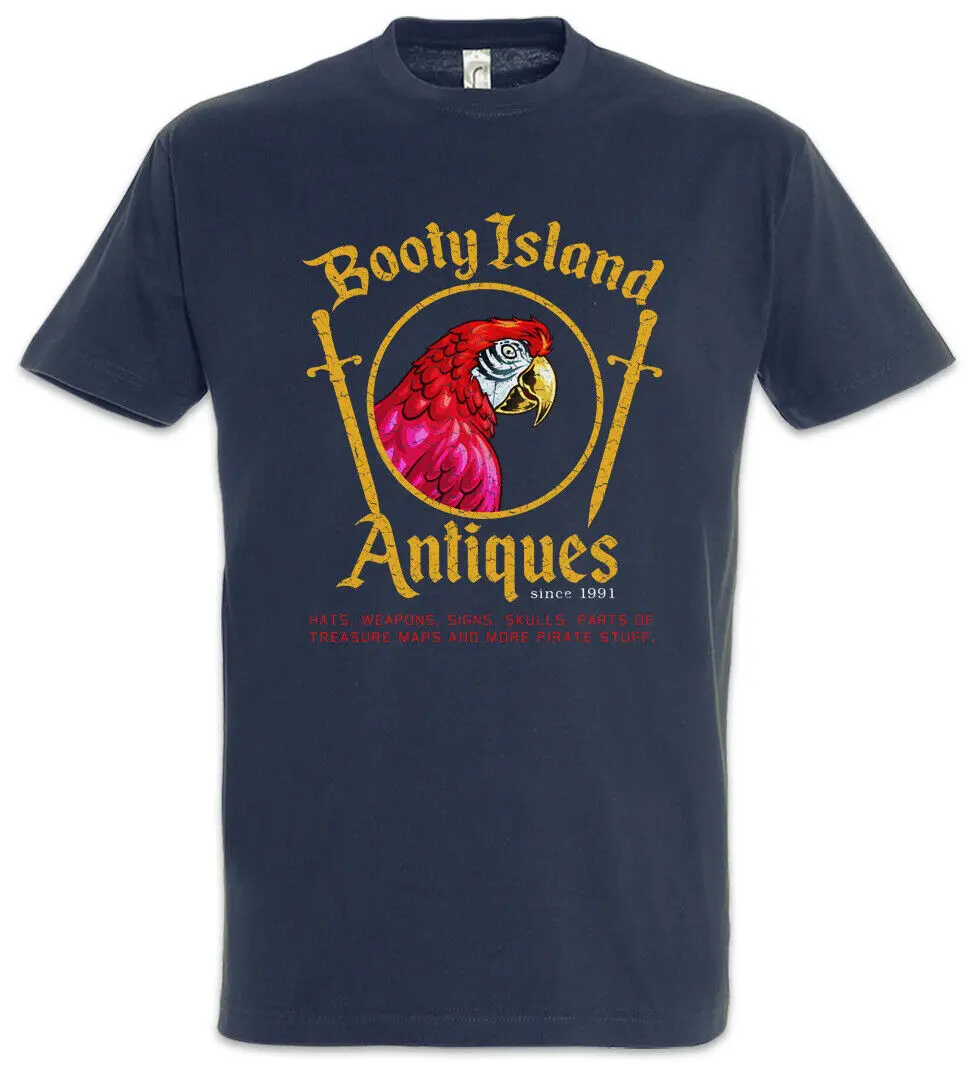 Booty Island Antique T-Shirt The Game Secret Symbol Of Monkey East Island Logo