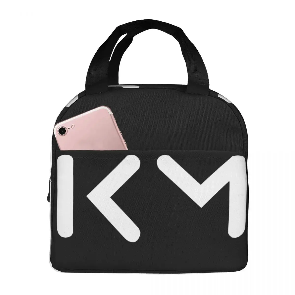 KM Mbappe Lunch Bag Unisex Portable Cooler Insulated Lunch Box Food Bento Box