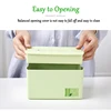 Green Eco-Friendly Bamboo Fiber Tissue Box Holder Toilet Paper Dispenser Storage Desk Car Home Kitchen Napkins Tissue Boxes 2