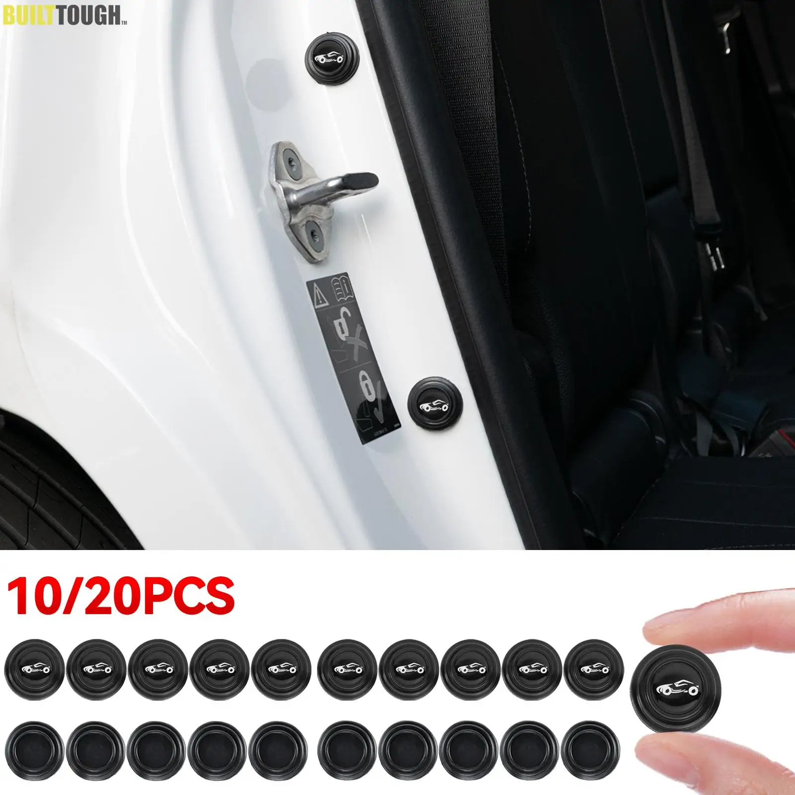 

10/20PCS Door Bumper Protector Stickers Universal Shock Absorbing Mute Shock Noise Gaskets Bumper Protector for Cars Trucks SUV