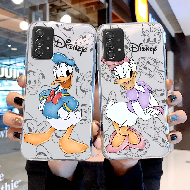 

Daisy Donald Duck For Samsung Galaxy A04 A04E A42 A12 A02S A91 A81 A71 A51 A41 A31 Silicone Transparent Phone Case Coque Capa