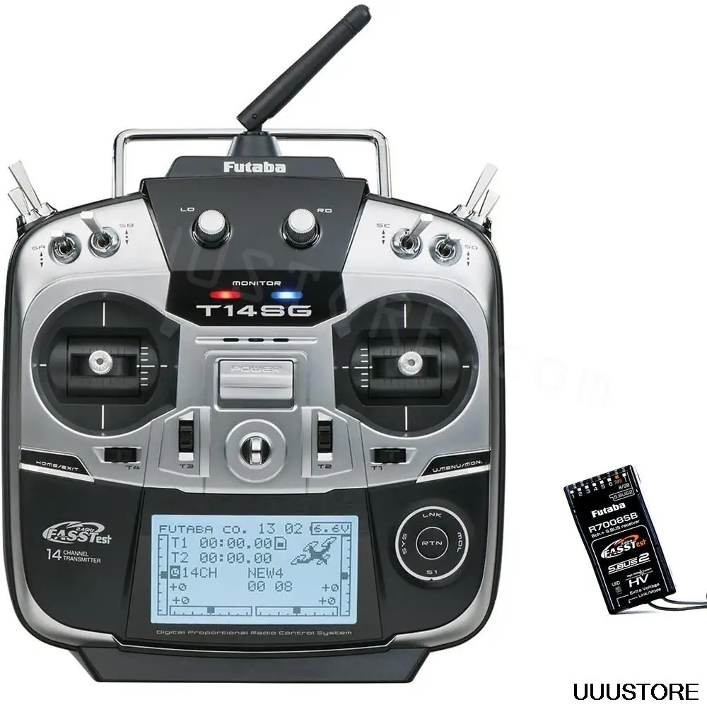 Futaba 14SG 2.4Ghz 14 Channels Radio Control Flight Transmitter with