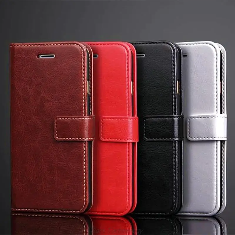 Elegant Leather Card Holder Wallet Case - Premium Flip Cover